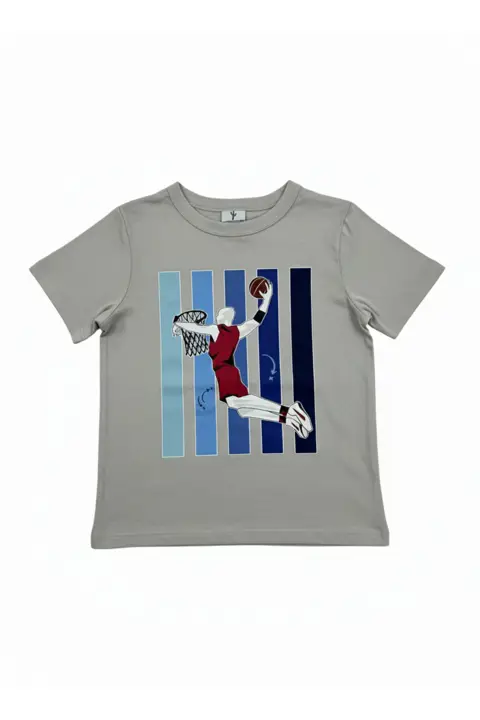 Kısa Kollu Penye Erkek Çocuk Tişört 3'lü Set